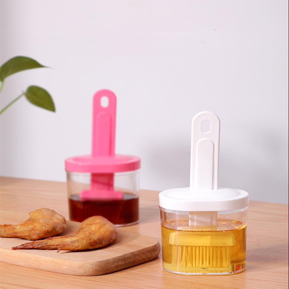 Oil Bottle with Silicone Brush